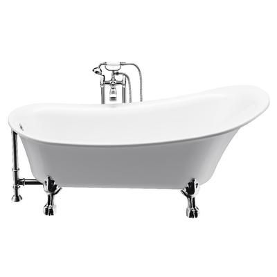 "Dorya Clawfoot tub 69" with faucet - A&E Bath and Shower BT-830"