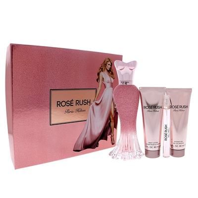 Paris Hilton Rose Rush 4 Piece Set Standard Eau De Cologne for Women