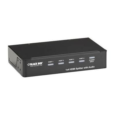 Black Box 1 x 4 HDMI Splitter with Audio AVSP-HDMI1X4