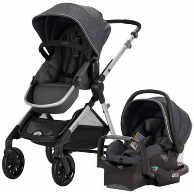 Evenflo Pivot Xpand Modular Travel System With SafeMax Infant Car Seat - Roan