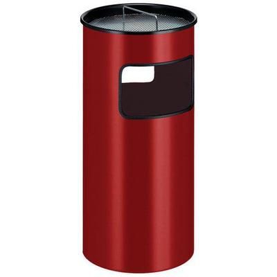 Poubelle-cendrier 50l Rouge - Vepabins