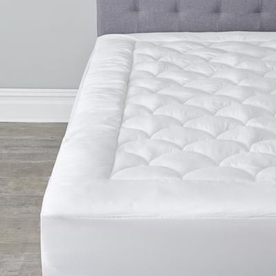 Magic Cloud Mattress Pad by BrylaneHome in White (Size FULL)