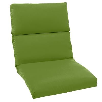 BH Performance Universal Chair Cushion by BrylaneHome in Willow Patio Seat Pad for All Types of Outdoor Chairs