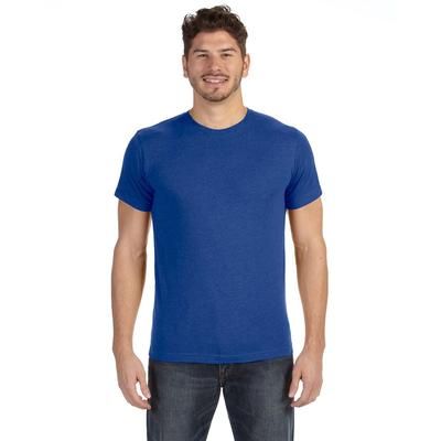 LAT 6901 Men's Fine Jersey T-Shirt in Vintage Royal Blue size Small | Cotton LA6901