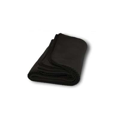 Alpine Fleece LB8711 Value Blanket in Black | Cotton 8711