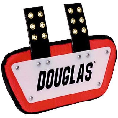 Douglas Custom Pro CP Series Removable Football Back Plate - 4 Inch White/Red