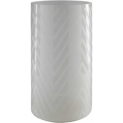 Ballajura 18"H x 10"W x 10"D Traditional White Vase - Boutique Rugs