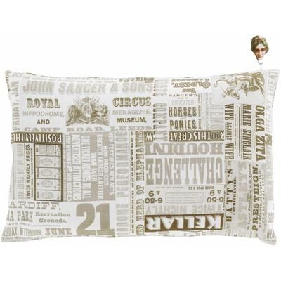 Sipesville 13"L x 20"W Modern Cotton White/Dusty Sage/Light Brown/Light Sage/Olive/Medium Gray Lumbar Pillow - Boutique Rugs