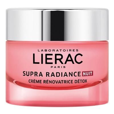 LIERAC Supra Radiance Crema Viso Detox Antietà Rinnovatrice Notte 50 m