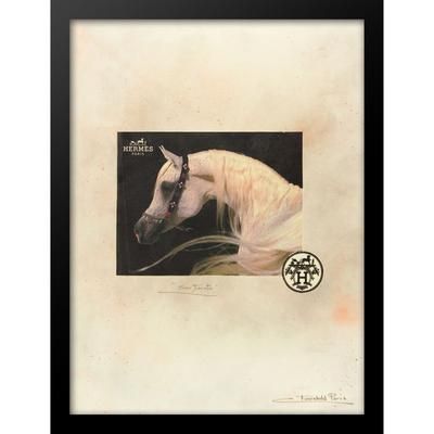Hermes Horse 14x18 Framed Print by Venice Beach Collections Inc in Tan