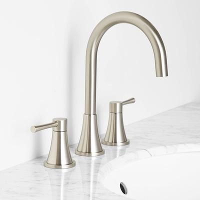 Randolph Morris Widespread Bathroom Sink Faucet - Metal Lever Handles RMX7001-BN