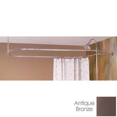 Cheviot 3/4 Inch O.D. Rectangular Shower Curtain Frame 3150/57-AB