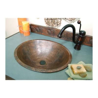 Sierra Copper Heritage Collection 17 In Bath Sink - Antique SC-HER-17-A