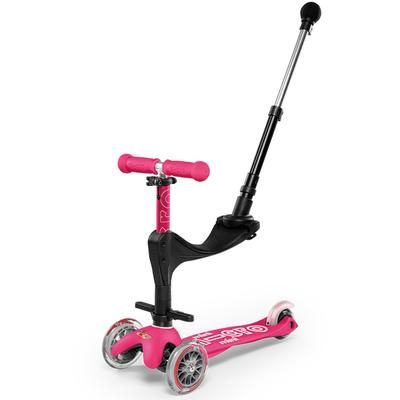Micro Kickboard Mini 3-in-1 Deluxe Plus Scooter - Pink