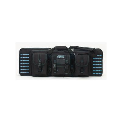 Voodoo Tactical Padded Weapons Cases w/Die Cut MOLLE 36in Black/Teal 36in 15-7617162000