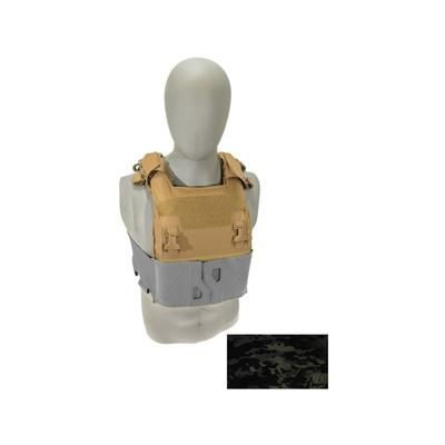 Raptor Tactical GHOST MK1 Plate Carrier MOLLE/Velcro Large MultiCam Black RT-GHOST1-MCB-L