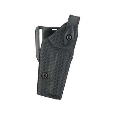 Safariland 6280 SLS Level II Retention Mid-Ride Duty Holster Glock 34/Glock 35 Right Hand STX Basket Weave Black 6280-68321-481
