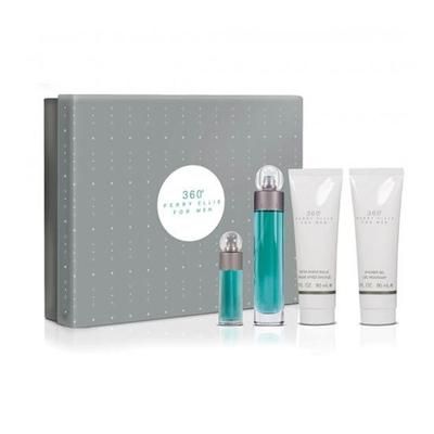 Perry Ellis 360 for Men 4 Piece Gift Set Standard Eau De Toilette for Men