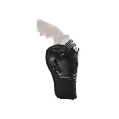 Galco Switchback Strongside/Crossdraw Belt Leather Holster Colt King Cobra 4" Colt Python 4" Colt Trooper 4" Ambidextrous Plain Finish Black SR4-4B