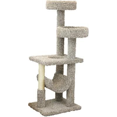 4 Level Cat Play Gym, 61" H, 44 LBS, Multi-Color