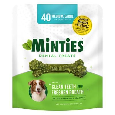 Medium/Large Dental Bone Dog Treats, 32 oz.