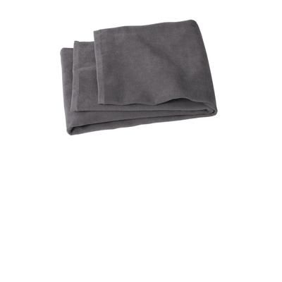 Port Authority PT44 Value Beach Towel in Graphite Grey size OSFA | Cotton