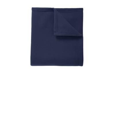 Port Authority BP60 Core Fleece Blanket in True Navy Blue size OSFA | Polyester
