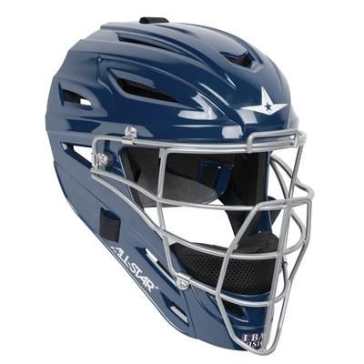 All Star Solid MVP2400 Ultra Cool Youth Baseball Catcher's Helmet Navy