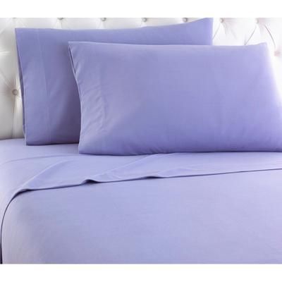 Micro Flannel® Solid Amethyst Flannel Sheet Set by Shavel Home Products in Amethyst (Size TWIN)
