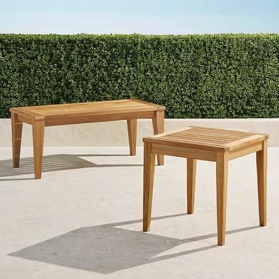 Teak Tables in Natural - Coffee Table - Frontgate