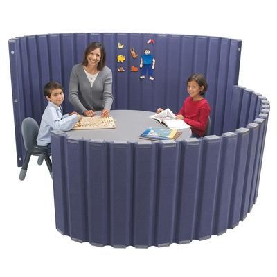 "Quiet Divider with Sound Sponge 48" x 10' Wall - Slate Blue - Children's Factory AB8451BL"