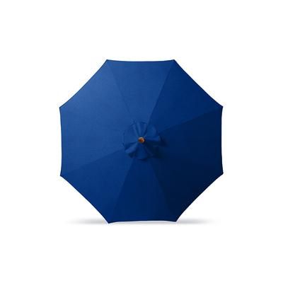 7-1/2' Round Outdoor Market Umbrella - Garnet, Endura Teak - Frontgate