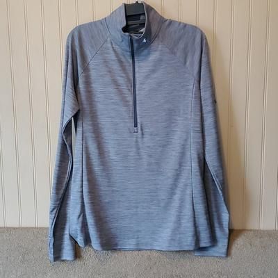 Under Armour Tops | Euc 3/4 Zip Under Armour Lounge Shirt Medium Gray | Color: Gray/Silver | Size: M