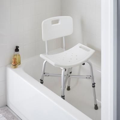 500 lbs. Weight Capacity Deluxe Bath Bench by Drive Medical in White
