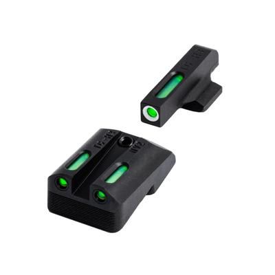 TruGlo TFX Novak 270/500 3 Dot Green Tritium / Fiber Optic Sight TG-TG13NV4A