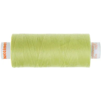 buttinette Fil à coudre universel, grosseur : 100, bobine de 500 m, citron vert