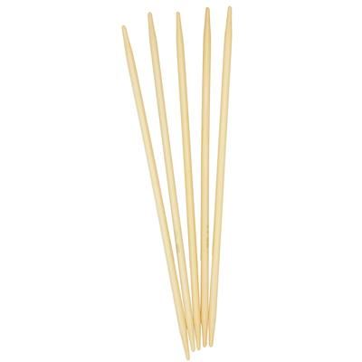 buttinette Aiguilles double pointes, bambou, 15 cm