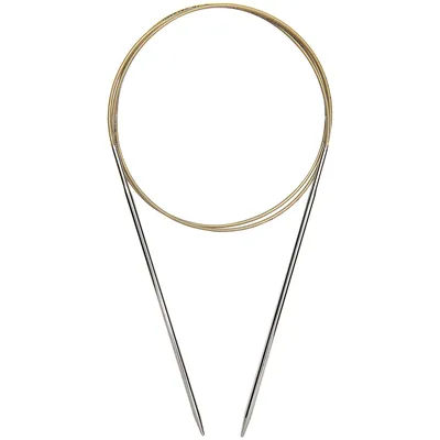 addi Aiguilles circulaires, laiton, 100 cm