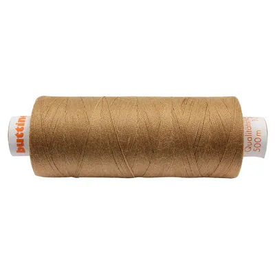 buttinette Fil à coudre universel, grosseur : 100, bobine de 500 m, marron clair