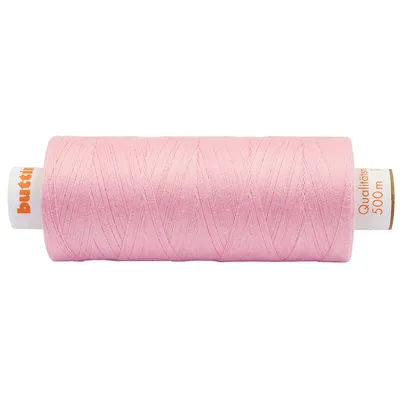 buttinette Fil à coudre universel, grosseur : 100, bobine de 500 m, rose