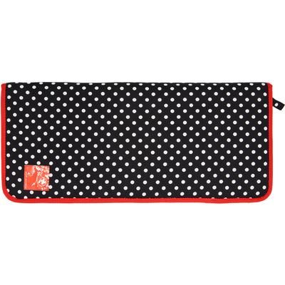 Prym Étui pour aiguilles à tricoter "Polka Dots", noir/blanc/rouge