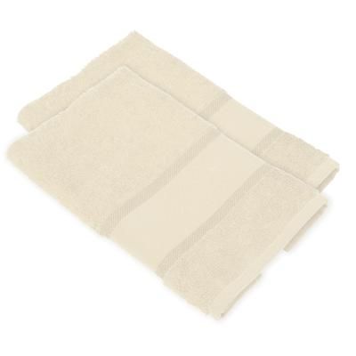 buttinette Serviettes invité, écru naturel, 2 pièces