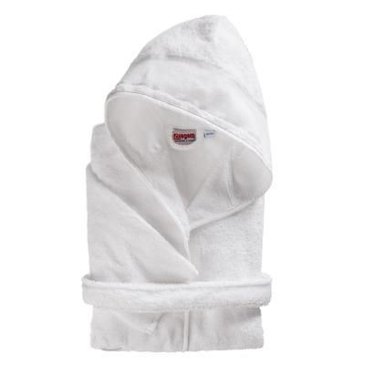 buttinette Peignoir à capuche enfant, blanc