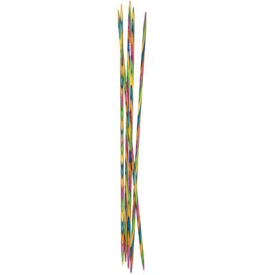KnitPro Aiguilles double pointes "Symfonie", bois de bouleau, 15 cm