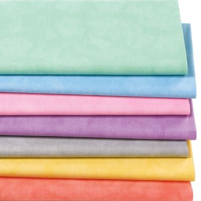 Lot patchwork "moiré", tons pastel, série Mona
