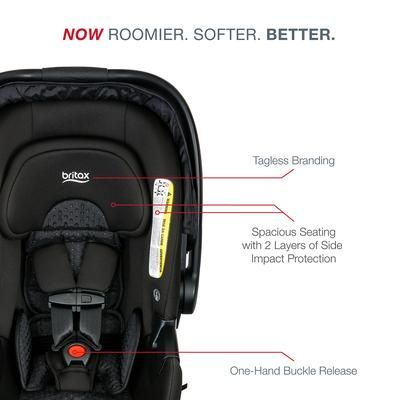 Britax B-Free & B-Safe Gen2 FlexFit+ Travel System - Midnight