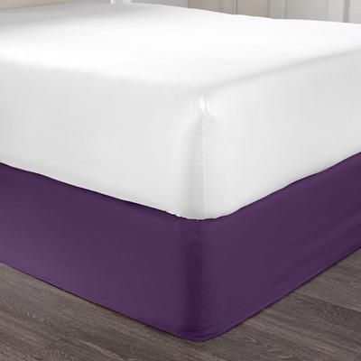 BH Studio Microfiber Bedskirt by BH Studio in Plum (Size KING)