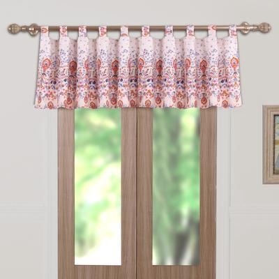 Wide Width Amber Window Valance by Barefoot Bungalow in Multi (Size 84" W 19" L)