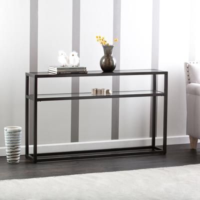 Holly & Martin Baldrick Console Table by SEI Furniture in Black