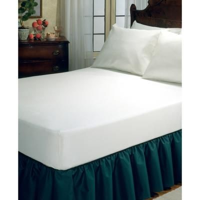 Fresh Ideas Fitted Vinyl Mattress Protector by Levinsohn Textiles in White (Size FULL)